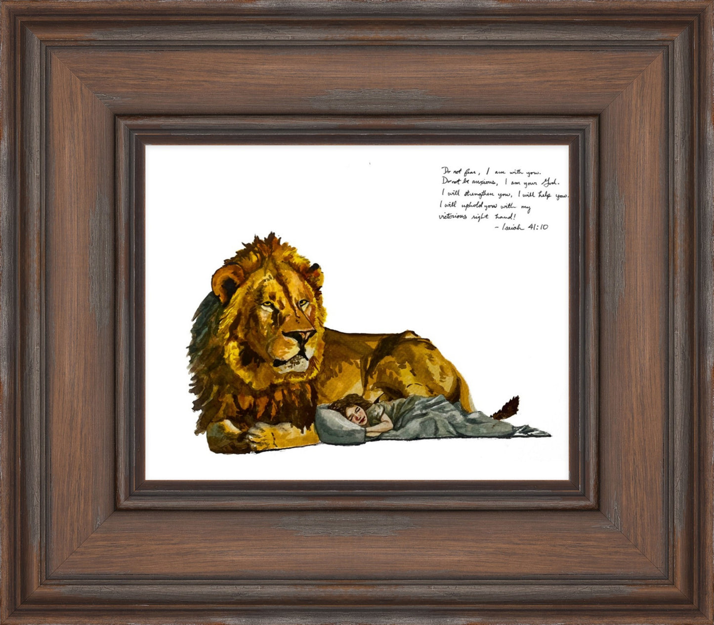 Print of "Psalm 127:2 with Scripture" by Gabriel Miller