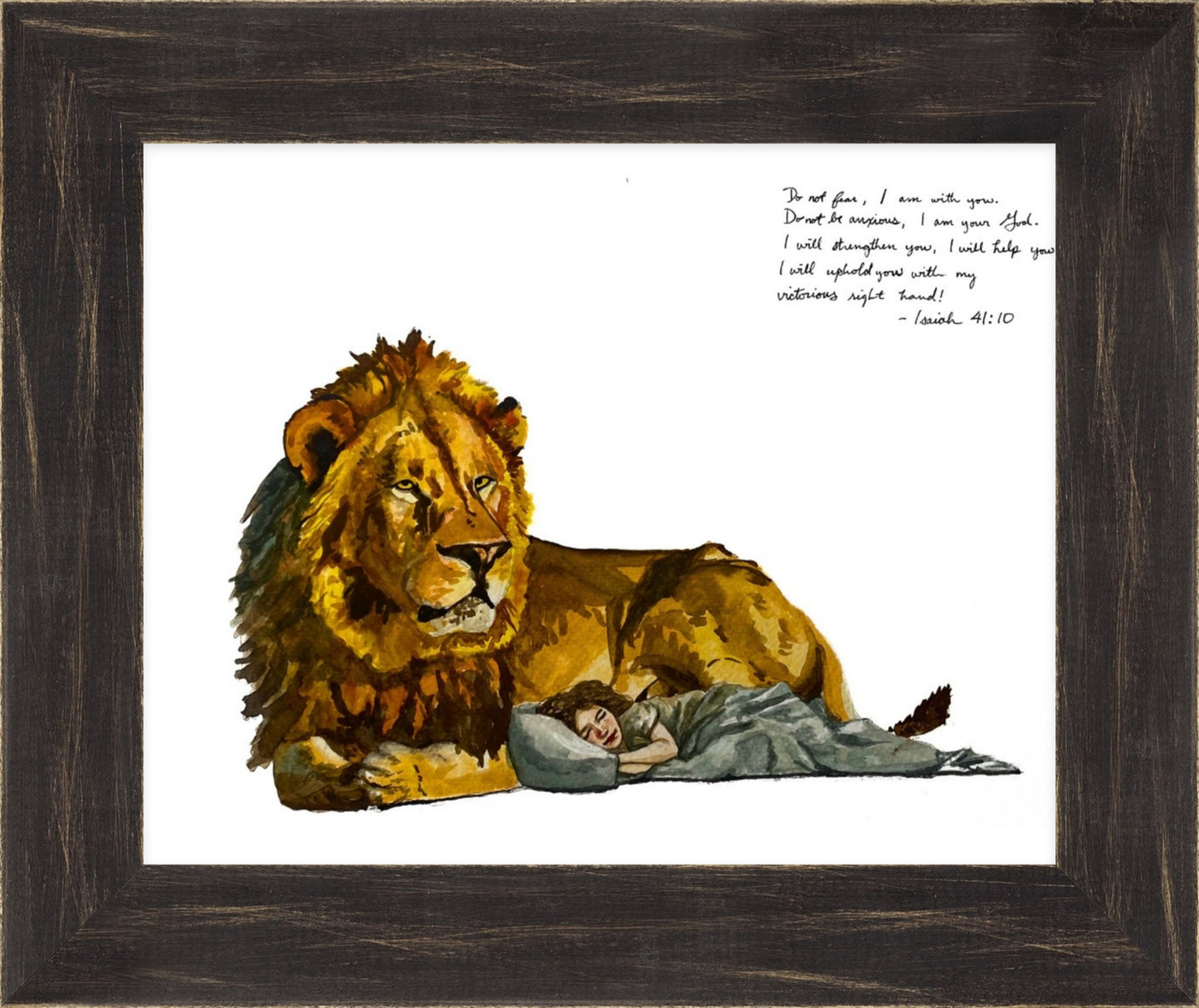 Print of "Psalm 127:2 with Scripture" by Gabriel Miller