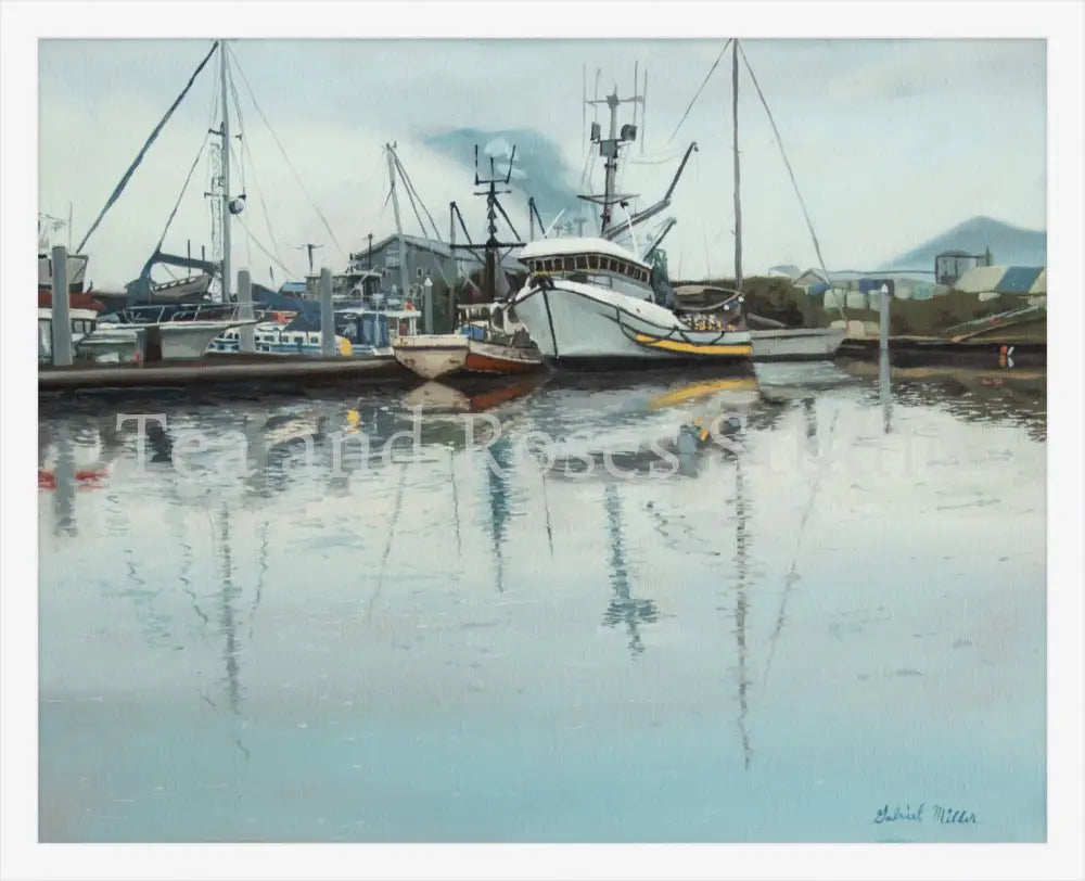 ’Love’s Peaceful Harbor’ by Gabriel Miller ’Love’s Peaceful Harbor’ 16x20 Fine Art Print - White Frame Fine Art