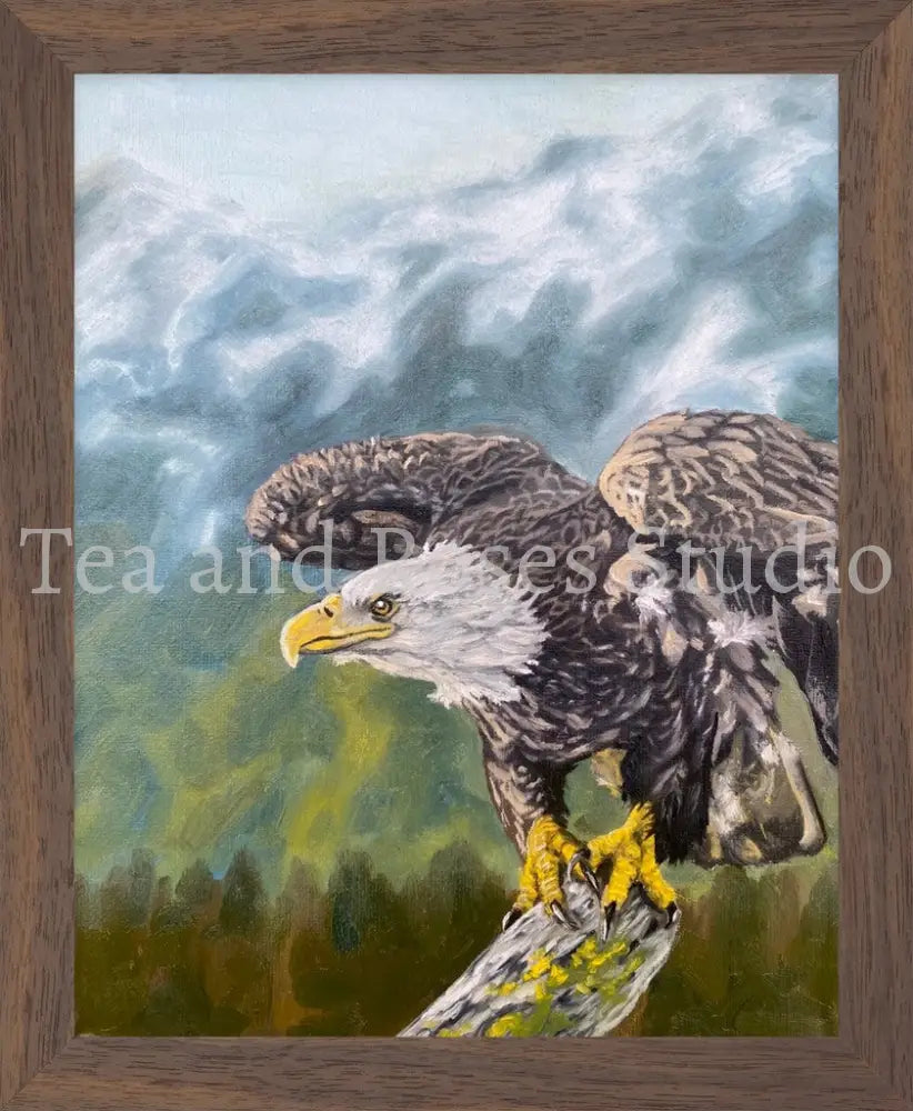Print of ’Before the Leap’ by Gabriel Miller ’Before the Leap’ 8x10 Fine Art Print - Wooden Frame Fine Art