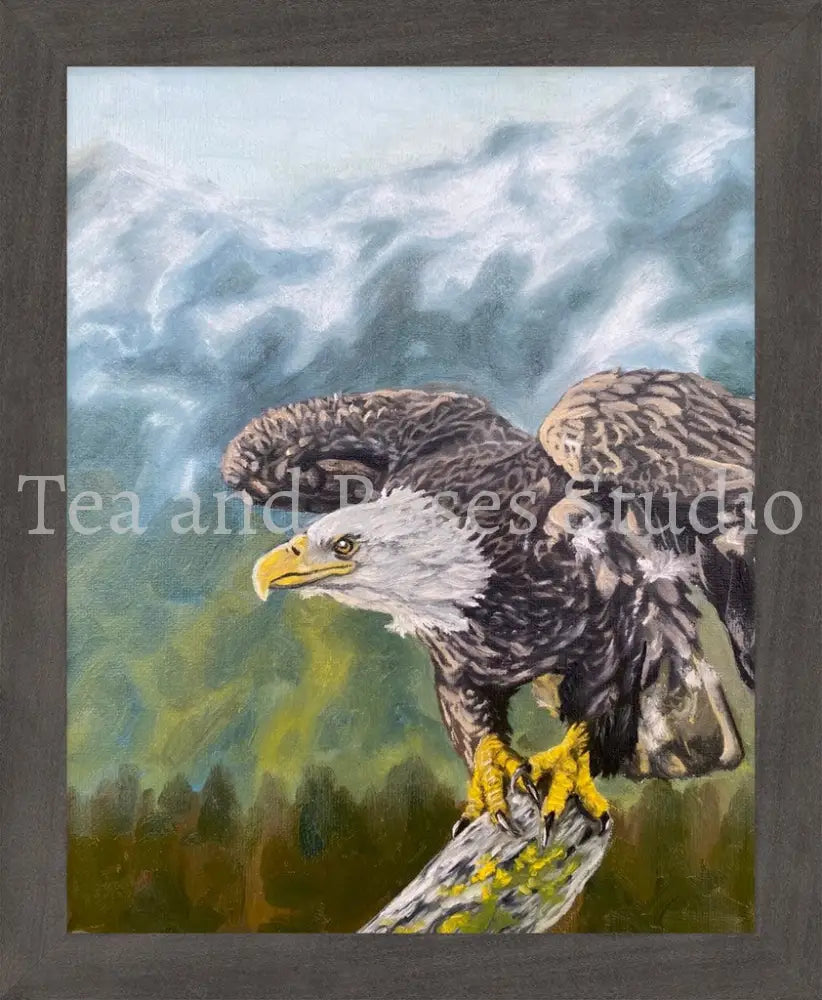 Print of ’Before the Leap’ by Gabriel Miller ’Before the Leap’ 8x10 Fine Art Print - Grey Frame Fine Art