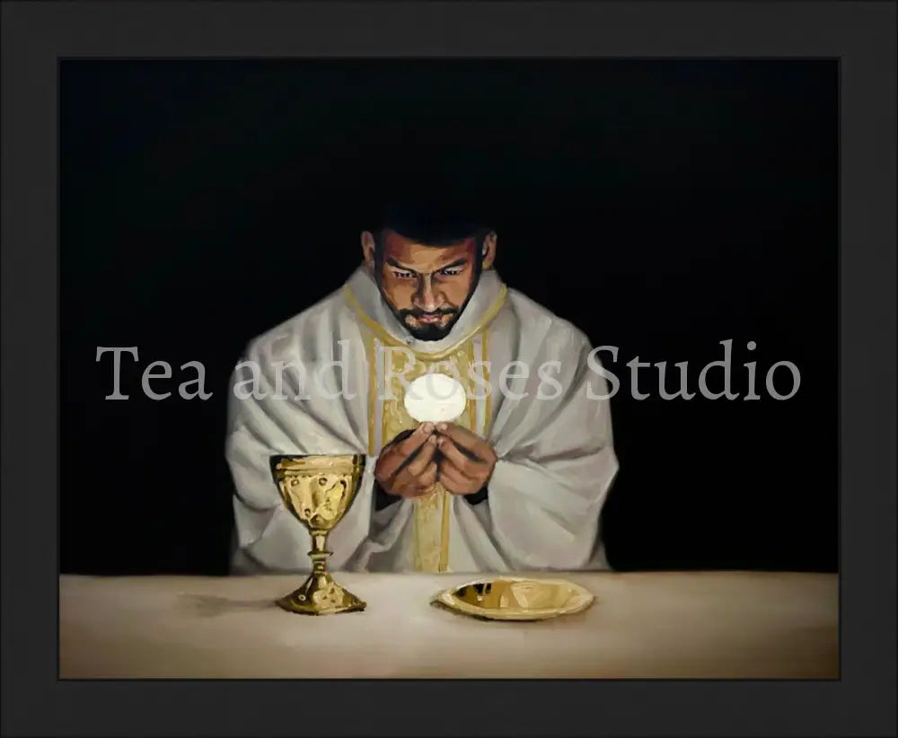 Print of ’Corpus Meum’ by Gabriel Miller. ’Corpus Meum’ 8x10 Fine Art Print - Black Frame Fine Art Print