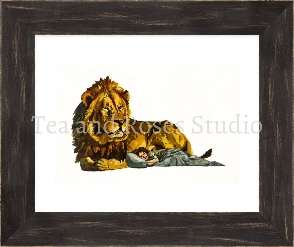 Print of ’Psalm 127:2’’ by Gabriel Miller ’Psalm 127:2’’ 8x10 Fine Art Print - Distressed Wood Frame Fine Art