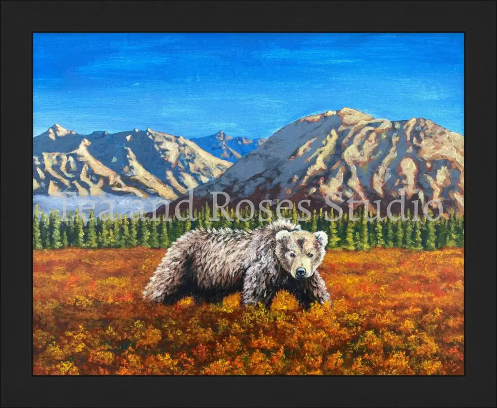 Print of ’The Baron of Autumn’ by Gabriel Miller ’The Baron of Autumn’ 8X10 Fine Art Print - Black Frame Fine Art
