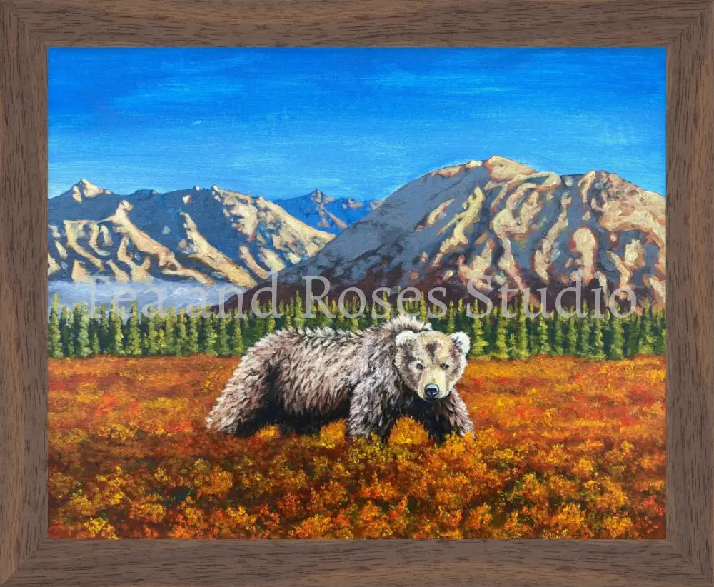 Print of ’The Baron of Autumn’ by Gabriel Miller ’The Baron of Autumn’ 8X10 Fine Art Print - Wooden Frame Fine Art