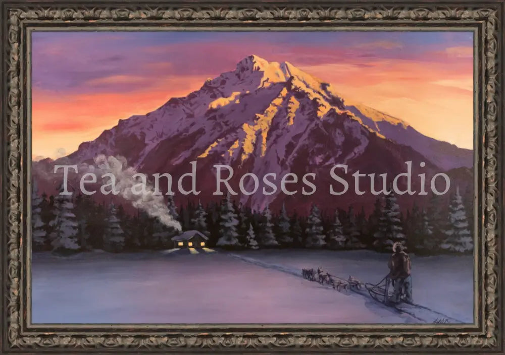 Print of ’The Light of Home’ by Gabriel Miller ’The Light of Home’ 24x36 Fine Art Print - Ornate Frame Fine Art Print