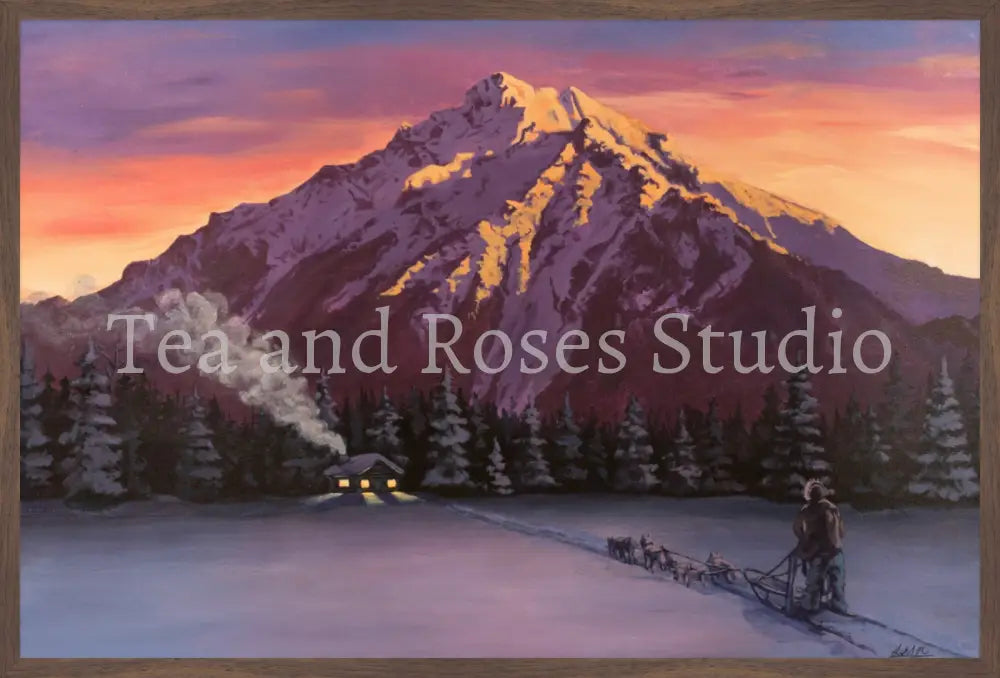 Print of ’The Light of Home’ by Gabriel Miller ’The Light of Home’ 24x36 Fine Art Print - Wooden Frame Fine Art Print